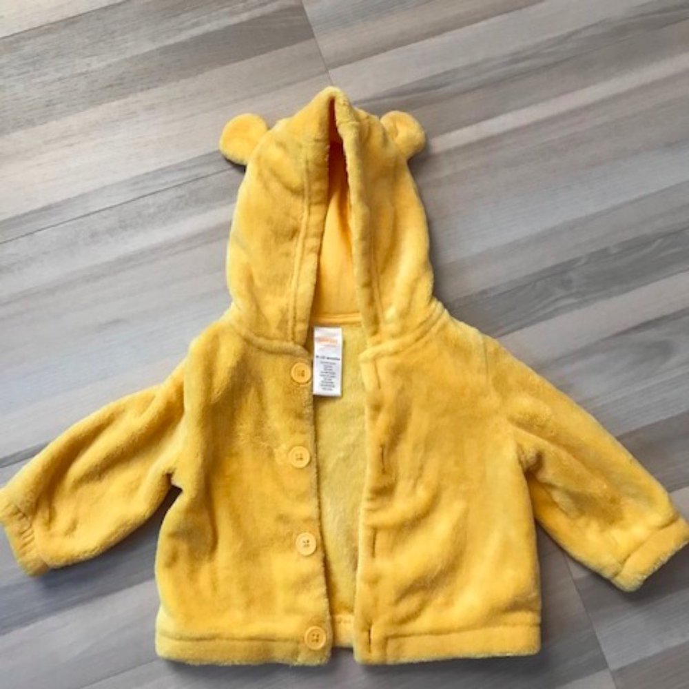 Gymboree Fuzzy Gold/Yellow Coat 6-12 mos.